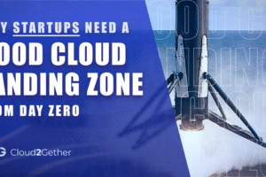 Detailed cloud landing zone architecture diagram showing multi-cloud network, identity, access, and automation layers